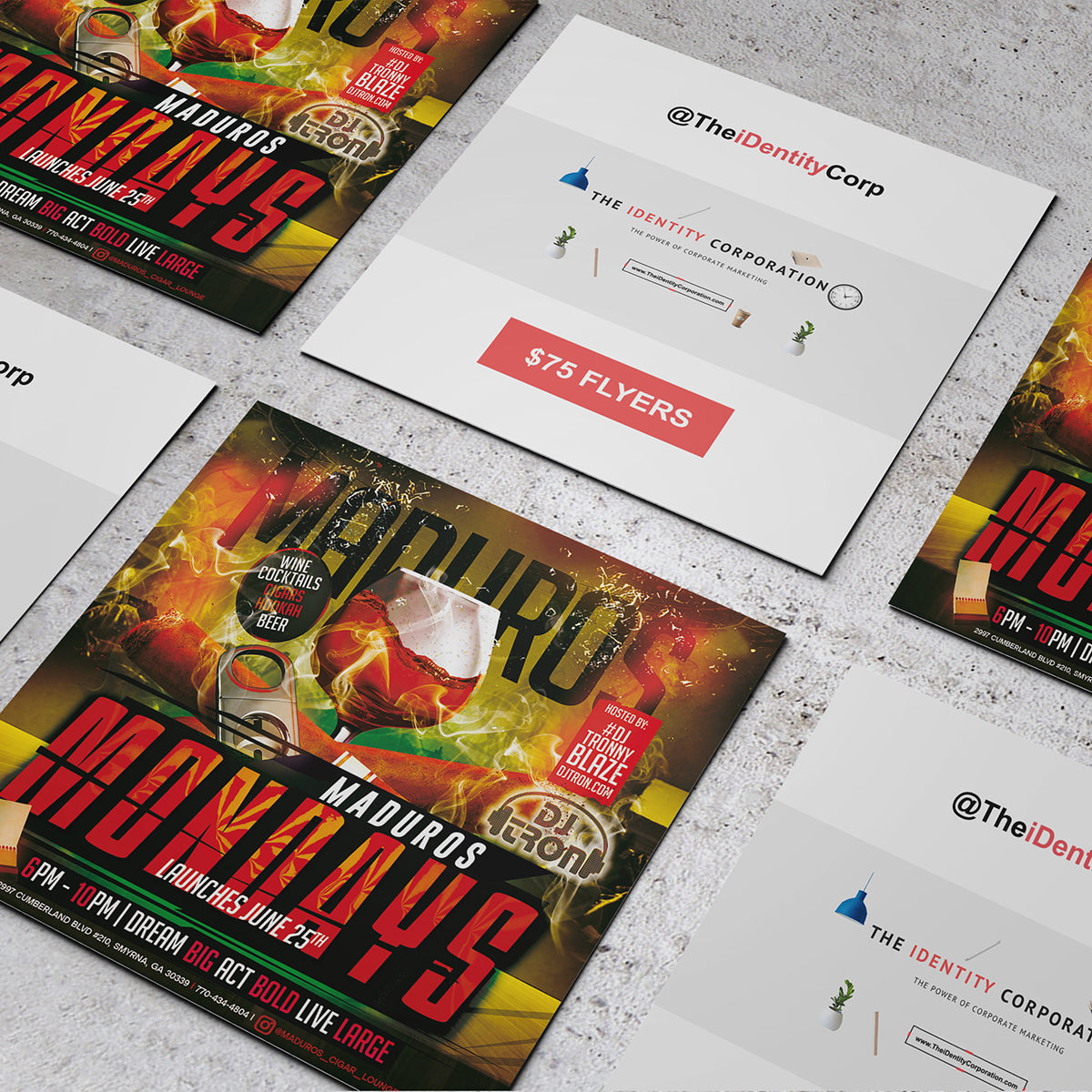 Printed Postcard Flyers